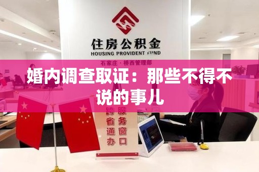 章贡婚内调查取证：那些不得不说的事儿