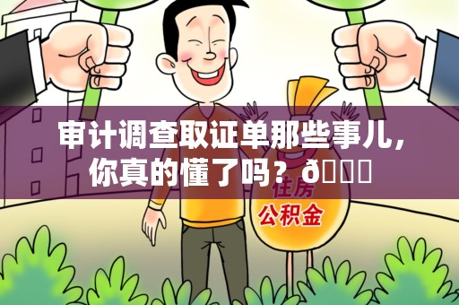 章贡审计调查取证单那些事儿，你真的懂了吗？😎